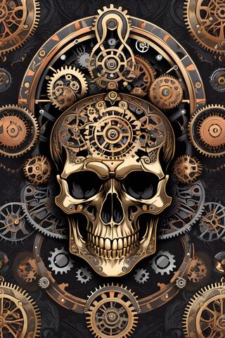 Steampunk Skull