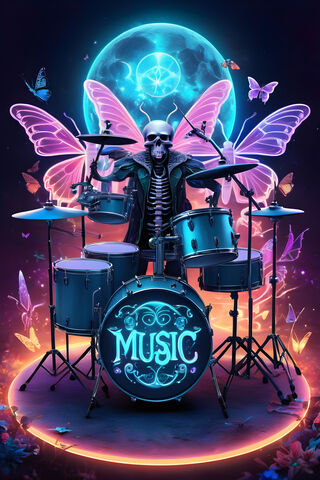 Skelton Drummer