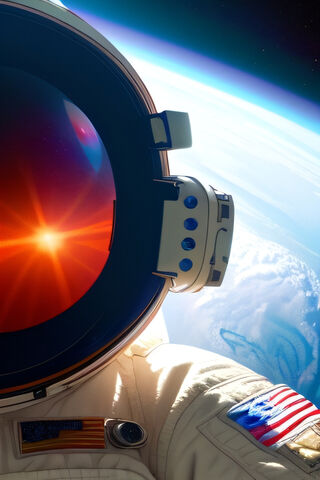 Cosmic Adventure: A Glimpse from Space 🌌🚀