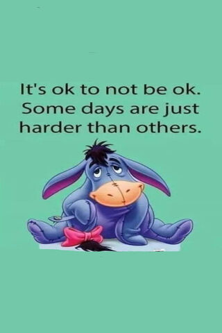 Embracing Tough Days with Eeyore 🌧️💙