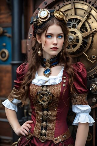 Steampunk Isabella's Characters Curious Mystical Enchanting Town Folk
