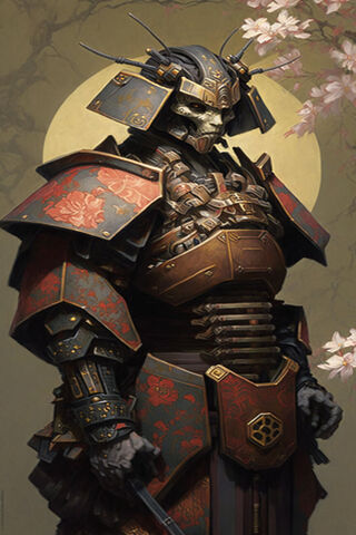 Futuristic Samurai Warr..