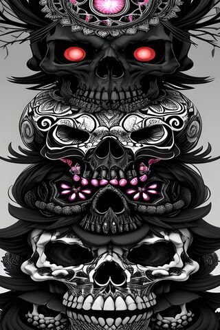 Dark Elegance: The Skull Stack 💀✨