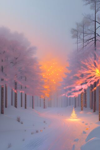 Enchanted Winter Wonderland 🌸❄️
