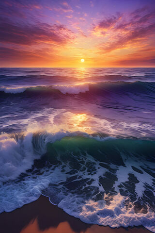 Sunset Dreamy Ocean