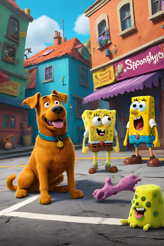 Spongebob and Scooby Do