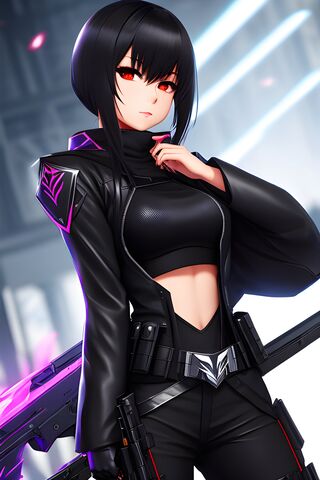 Cyberpunk Warrior 🌌🔫