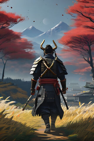 Samurai, Ghost Of Tsushima, Japan