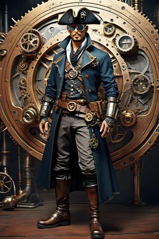 Steam Punk Pirate.