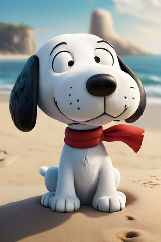 Adorable Animated Pup a..