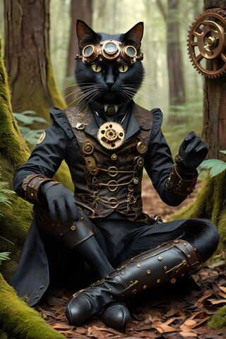 Steampunk Cat