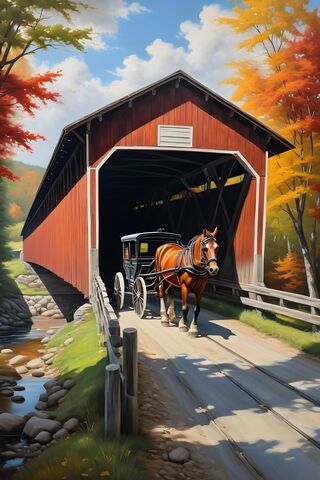 Sunday Morning Horse and Buggy Ride