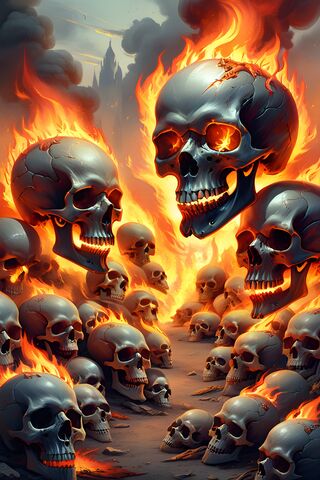 Fiery Skulls of the Und..