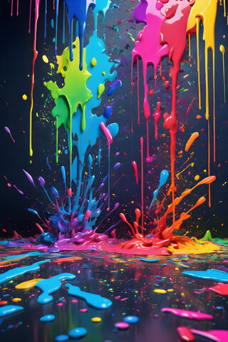 Splatter Splash Background