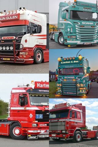 The Colorful World of Scania Trucks 🚛✨