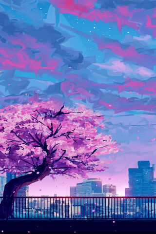 Serene Sunset Over the ..