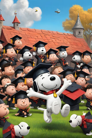 Graduation Celebration with Snoopy! 🎓🐾