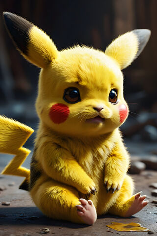 Adorable Pikachu in Action! ⚡️💛