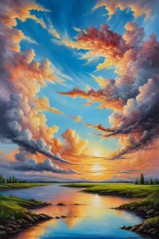 Serene Sunset Over Tran..