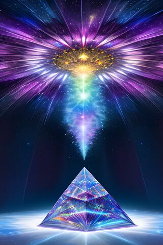 Sun Star Beam Pyramid