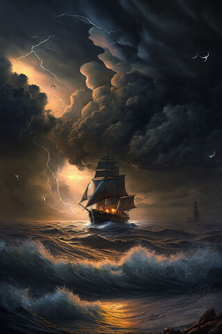 Stormy Seas: A Ship's S..