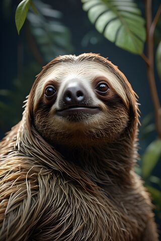 Charming Sloth: Nature's Laid-Back Wonder 🦥🌿