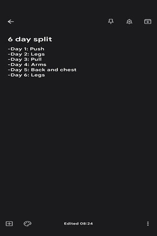 Weekly Workout Plan 🏋️..