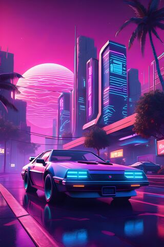 Neon Dreams: A Retro Fu..