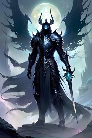 Dark Knight of the Moonlit Realm 🌙⚔️