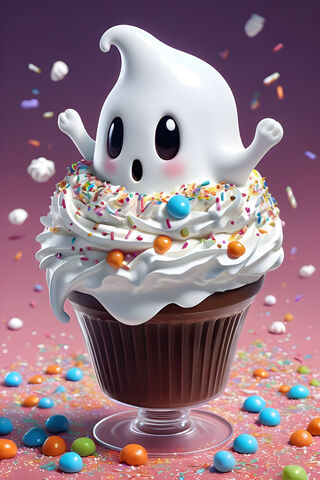 Swimming In Whip Cream Ghost