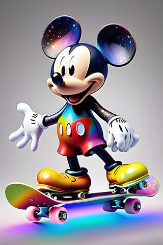 Skate Board Mickey