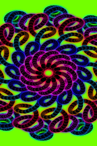 Vibrant Swirls of Color..