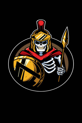 Warrior of the Undead: The Skull Gold Spear Emblem ⚔️💀