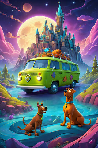 Scooby Doo and Scrappy Investigation.