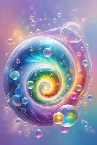 Swirling Bubbles