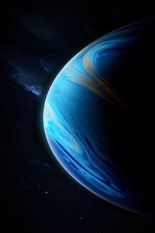 Mystical Blue Planet 🌌✨