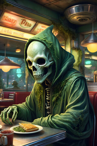 Spooky Skull Person