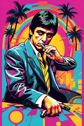 Vibrant Icon of the Underworld 🎨💼