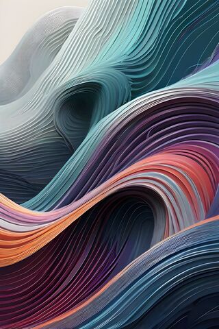 Flowing Waves of Color ..