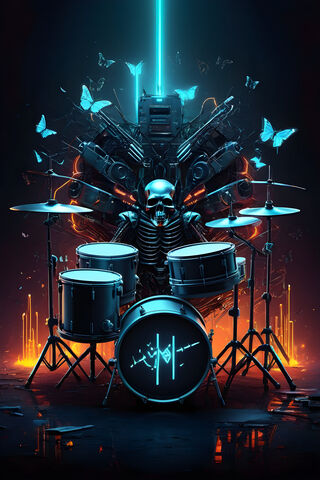 Skelton Drummer