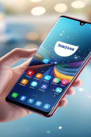 Vibrant Samsung Smartphone Display 📱✨