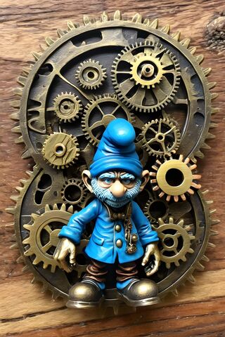 Whimsical Gnome Among G..