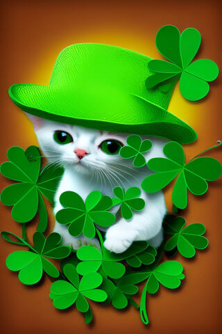 St Patrick's Kitten