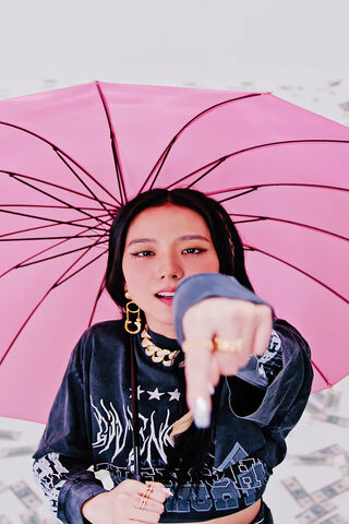 Stylish Vibes Under a Pink Umbrella ☂️✨