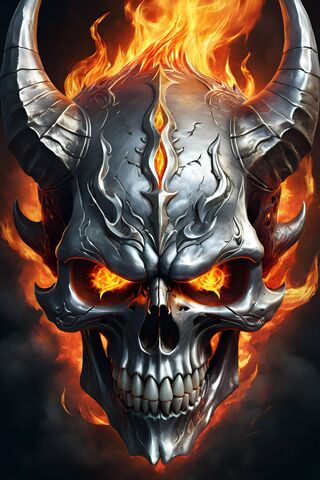 Fiery Skull of Doom 🔥💀