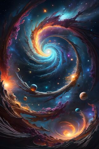 Swirling Cosmic Universe