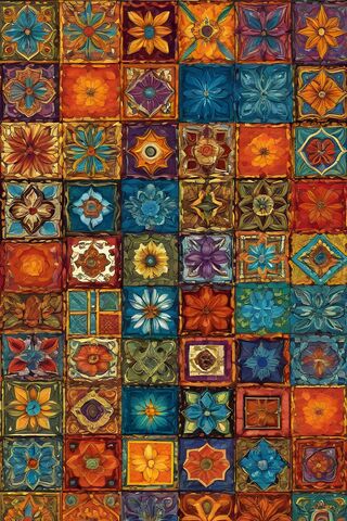 Vibrant Mosaic of Colors 🌼🎨
