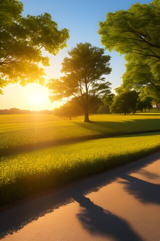 Serene Sunset in Nature..