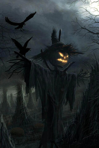 Spooky Scarecrow Under ..