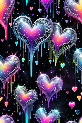 Sparkling Melting Hearts